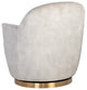 Casey Swivel Lounge Chair Nono Cream, Cream