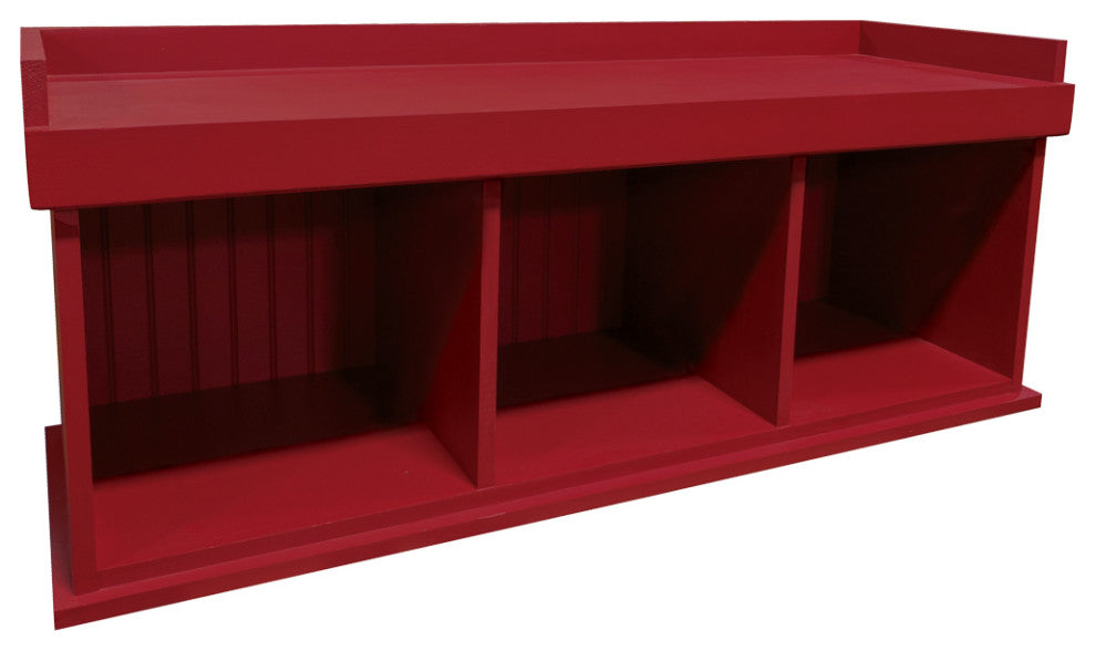 Cubby Bench, Red