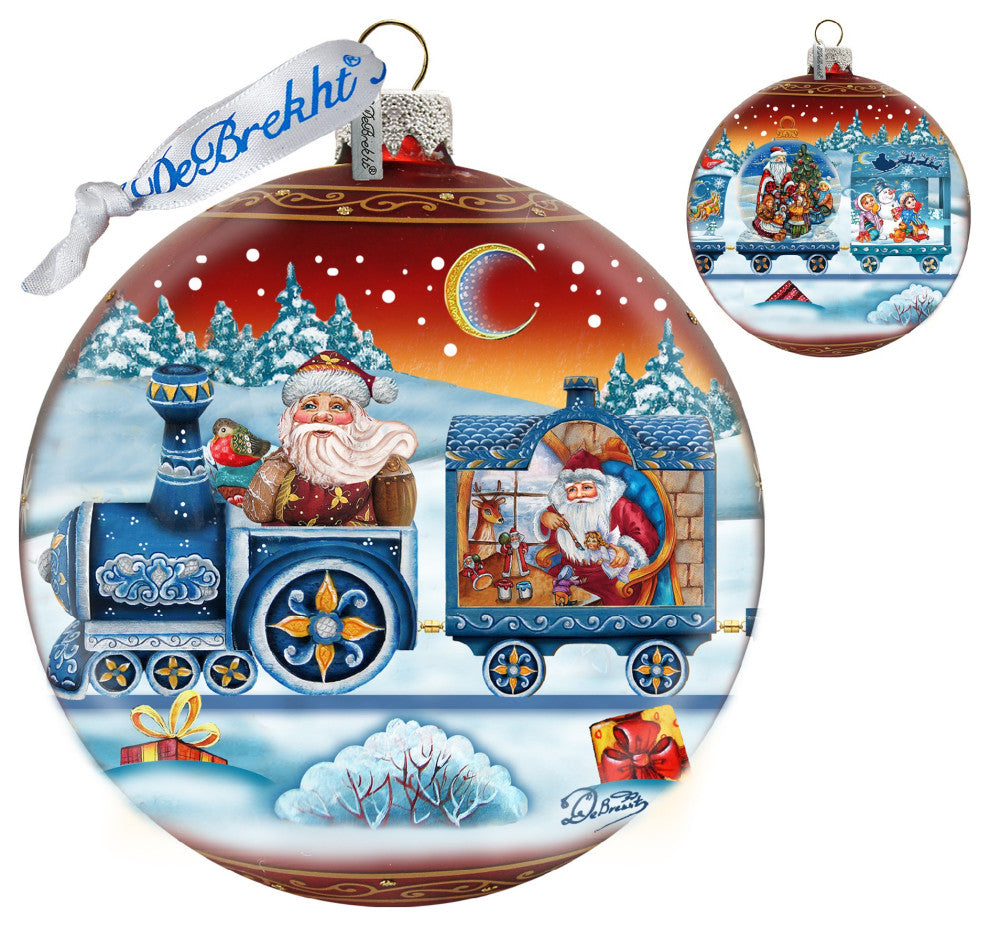 Holiday Express Le Ball Red Ornament