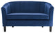 Prospect Channel Tufted Upholstered Velvet Loveseat