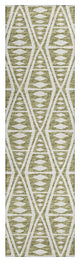 Indoor/Outdoor Sedona SN6 Moss Machine Washable 2'3" x 7'6" Runner Rug