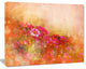Beautiful Little Flowers in Spring, Large Floral Canvas Artwork, 60"x28"