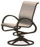 Aruba II Sling Swivel Rocker, Textured Beachwood, Natural