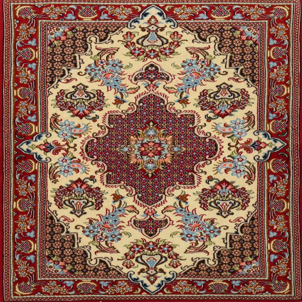 Ahgly Company Indoor Square Traditional Area Rugs, 4' Square