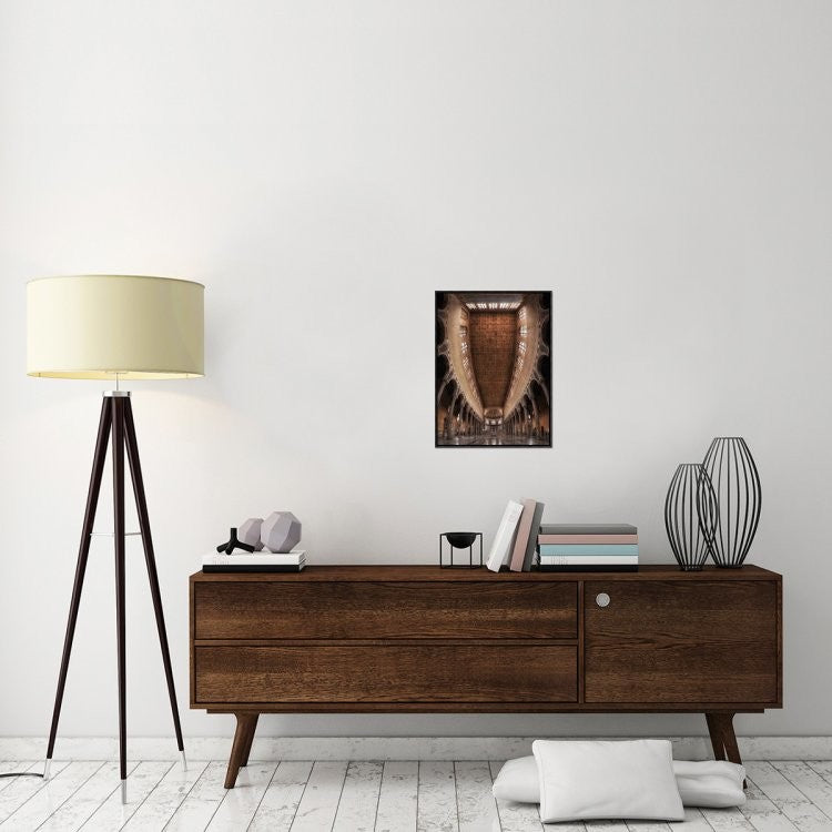 "Santa Sabina Church, Rome." Framed Canvas Giclee by Cuomo Massimo, 17x23"