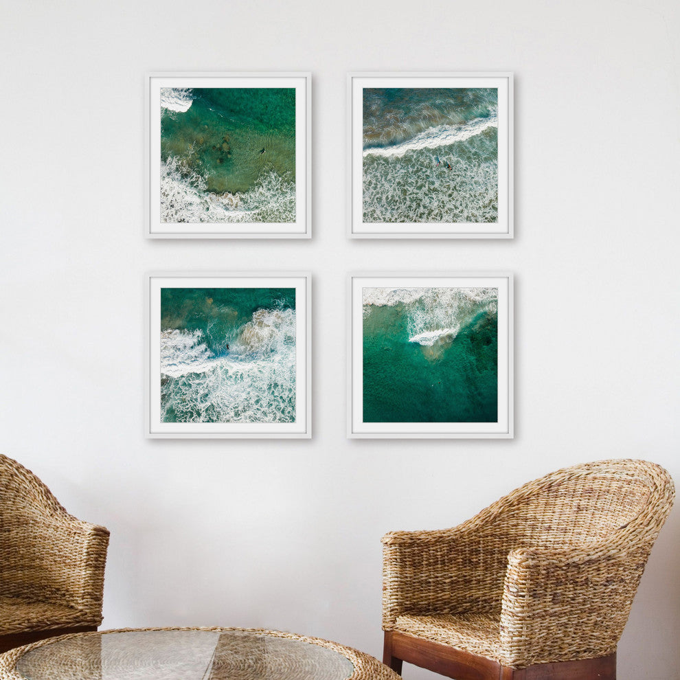 Splashing Surf Quadriptych, 36x36