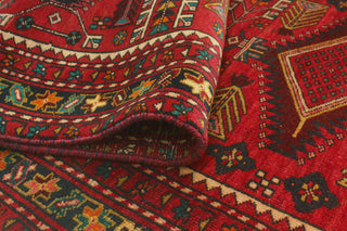 Fine Vintage Distressed Nell Rust/Charcoal Runner, 3'11x10'6