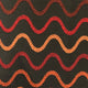 Serenity Flow Gray and Orange Luxury Throw Pillow, 24"x24"