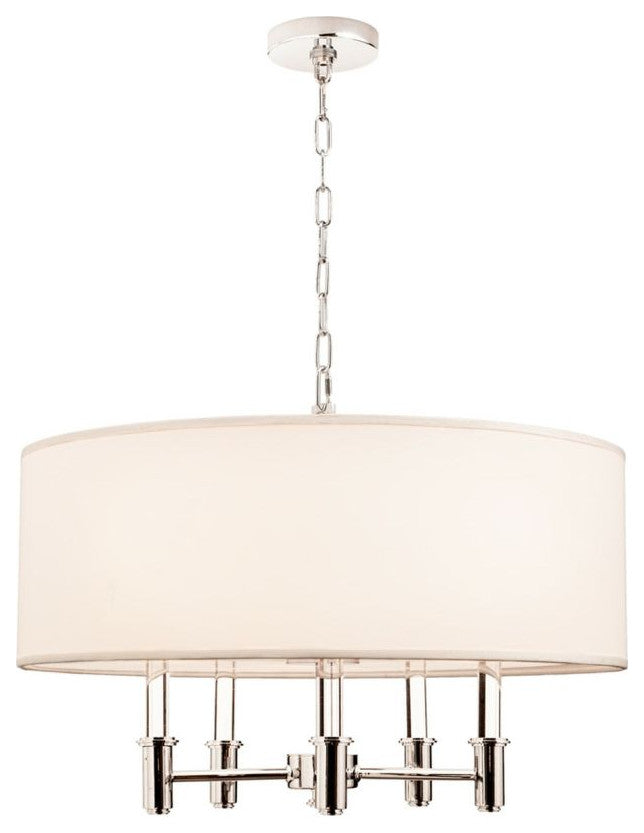 Kalco Lighting DuPont 5-Light Pendant, Chrome