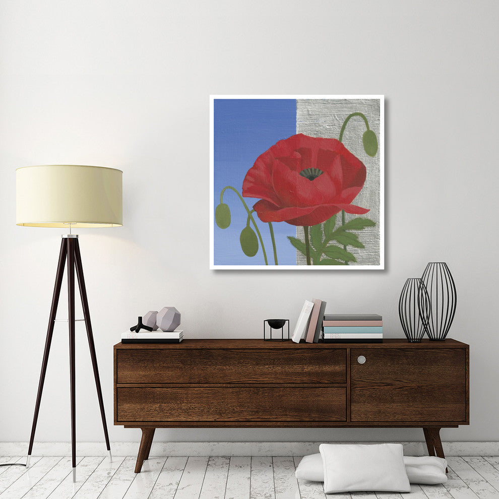 "Poppy" Digital Paper Print by Kathrine Lovell, 42"x42"