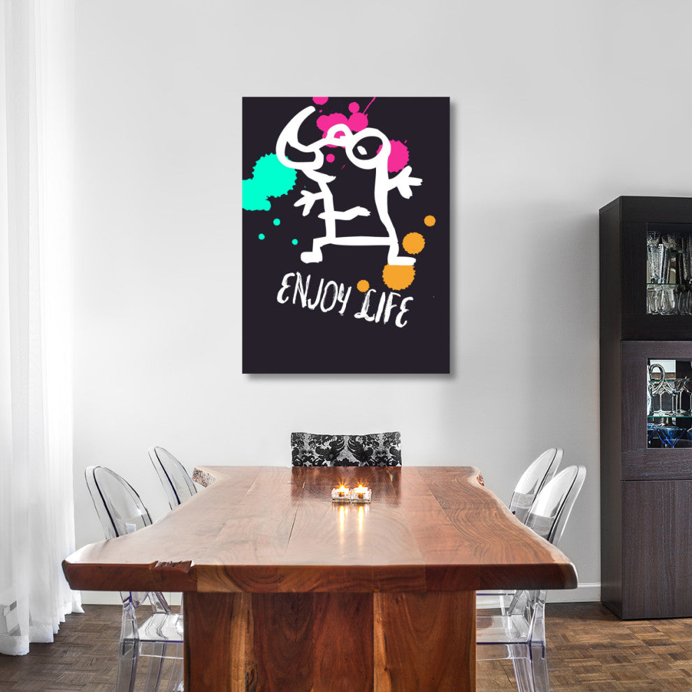 "Enjoy Life Poster 2" Fine Art Print