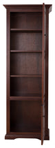 Single Kitchen Pantry Cabinet, Dark Brown