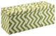 Furniture of America Laina Contemporary Fabric Storage Bench in Green
