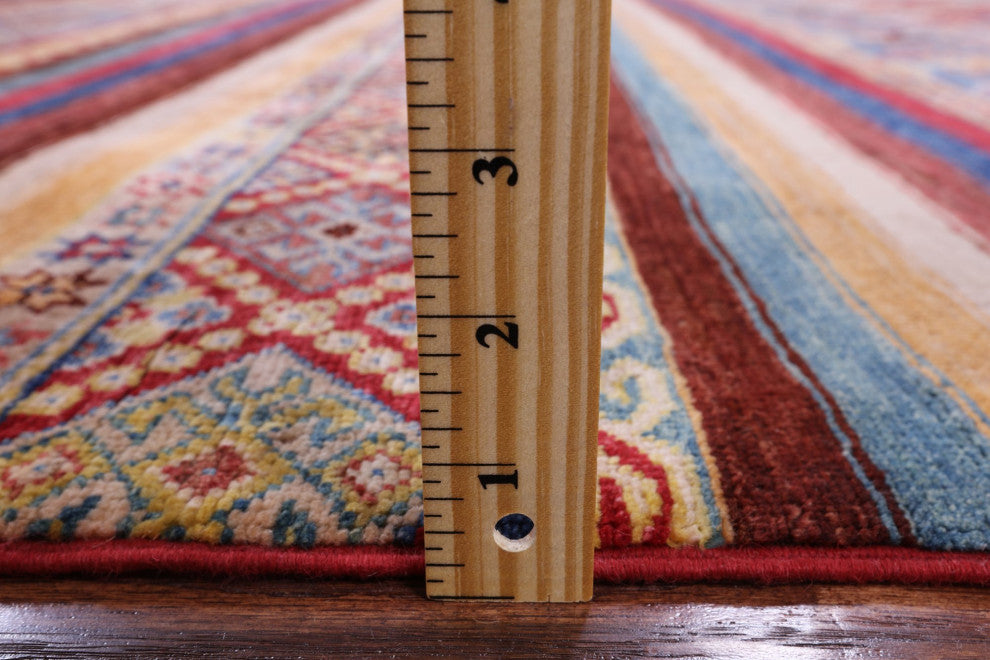 6' 8" X 9' 9" Tribal Persian Gabbeh Hand Knotted Rug Q7580