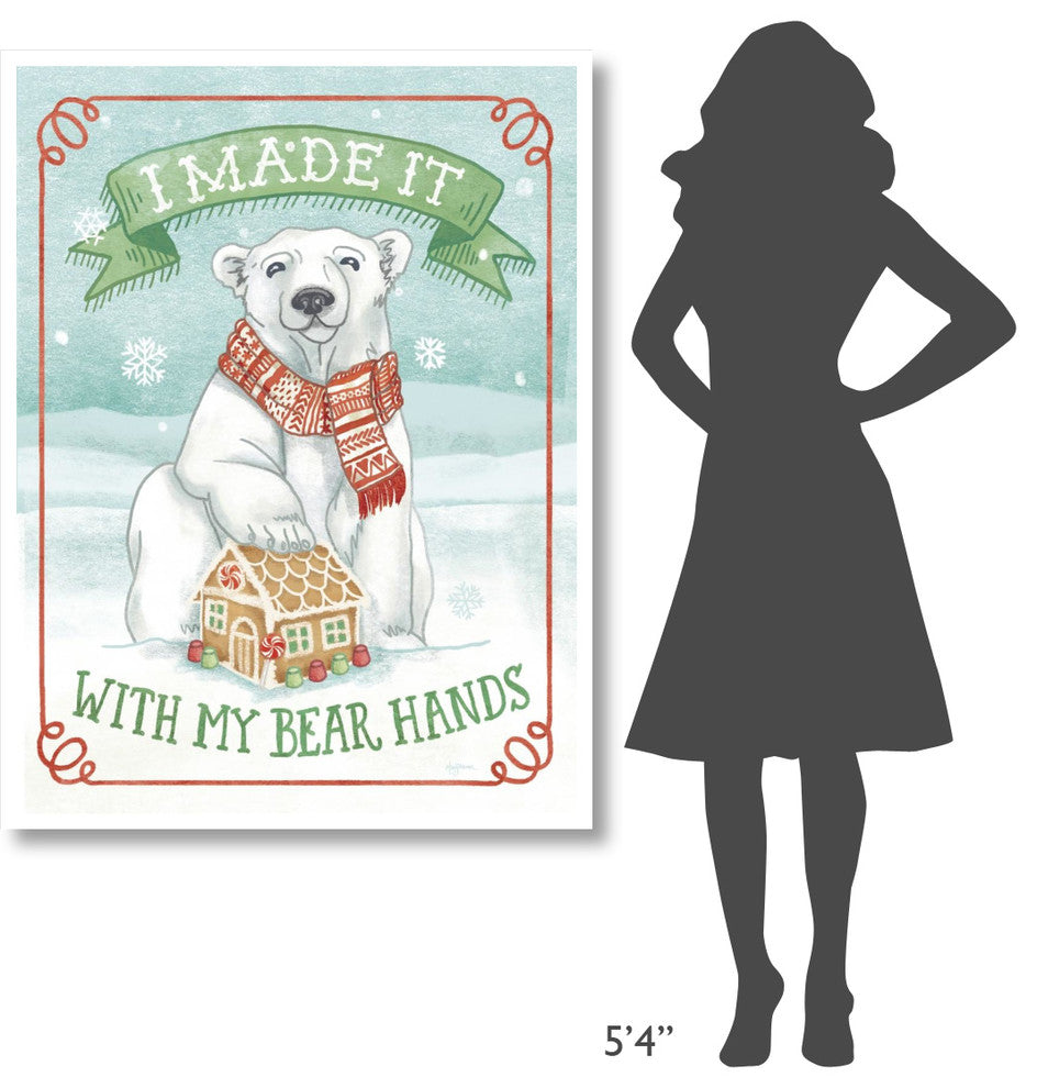 "Polar Friends III" Digital Paper Print by Mary Urban, 38"x50"
