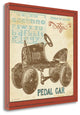 "Vintage Pedal Car" By Jo Moulton, Giclee Print on Gallery Wrap Canvas