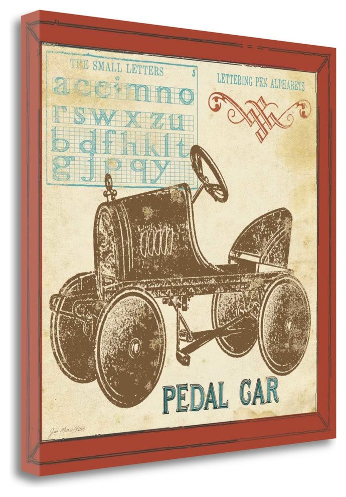 "Vintage Pedal Car" By Jo Moulton, Giclee Print on Gallery Wrap Canvas