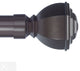 Venice Non-Telescoping Curtain Rod, Oil Rubbed Bronze, 96''