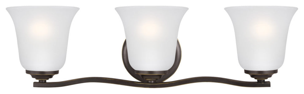 Generation Lighting 4439003 Emmons 3 Light 23"W Bathroom Vanity - Bronze