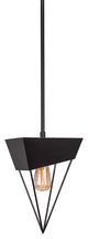 Neo 1-Light Stem Pendant, Espresso, Amber Antique LED Bulb
