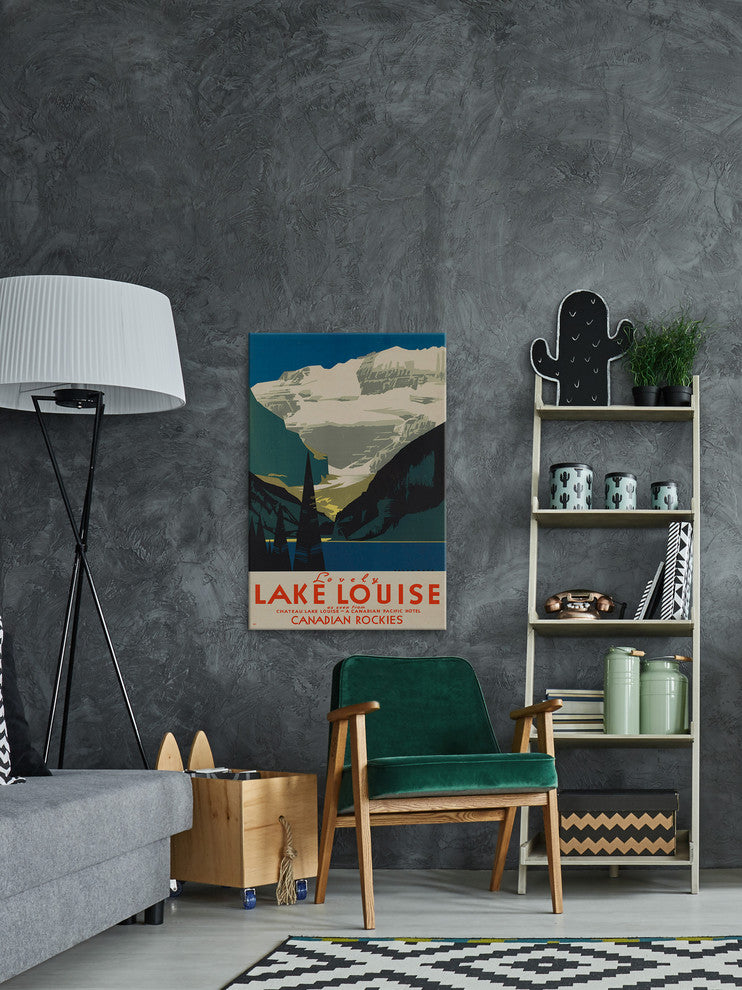 "Canadian Rockies II" Painting Print on Wrapped Canvas, 20"x30"