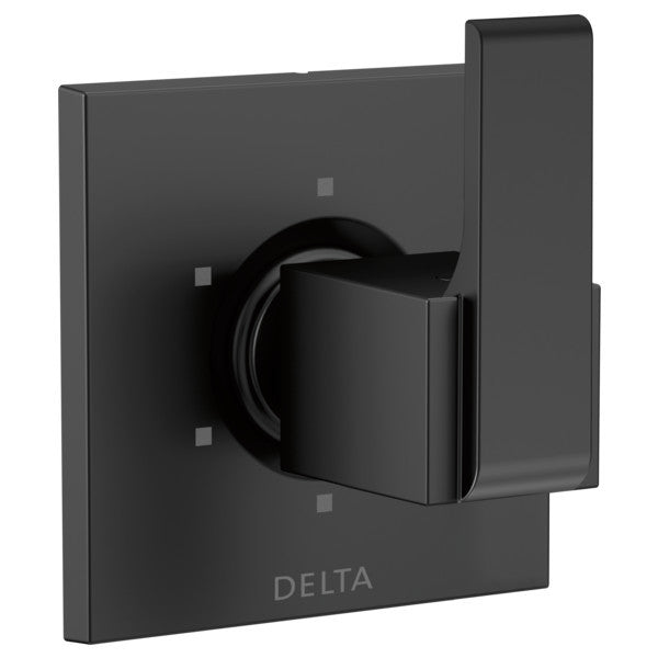 Delta Ara 6-Setting 3-Port Diverter Trim, Matte Black, T11967-BL