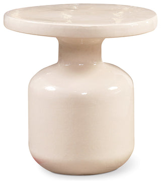 Bottle Accent Table, Navy Blue