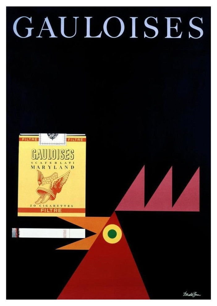 "Gauloises" Digital Paper Print by Donald Brun, 30"x42"