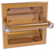 Carolina Crystal Recessed Toilet Paper Holder, Brushed Bronze