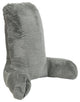 Faux Fur Bedrest Shell, Elephant Skin, 28"x30" X17"