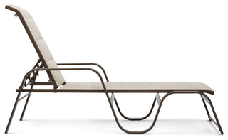 Key West Padded Sling Stacking Adjustable Chaise