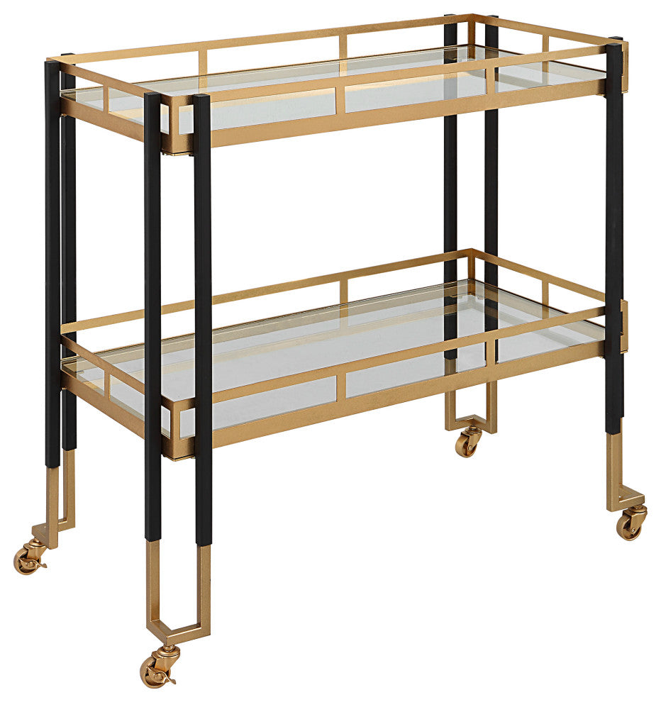 Uttermost 25229 Kentmore Modern Bar Cart