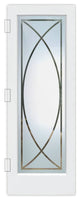 Interior Prehung Door or Interior Slab Door - Arcs - Primed - 28" x 96" -...