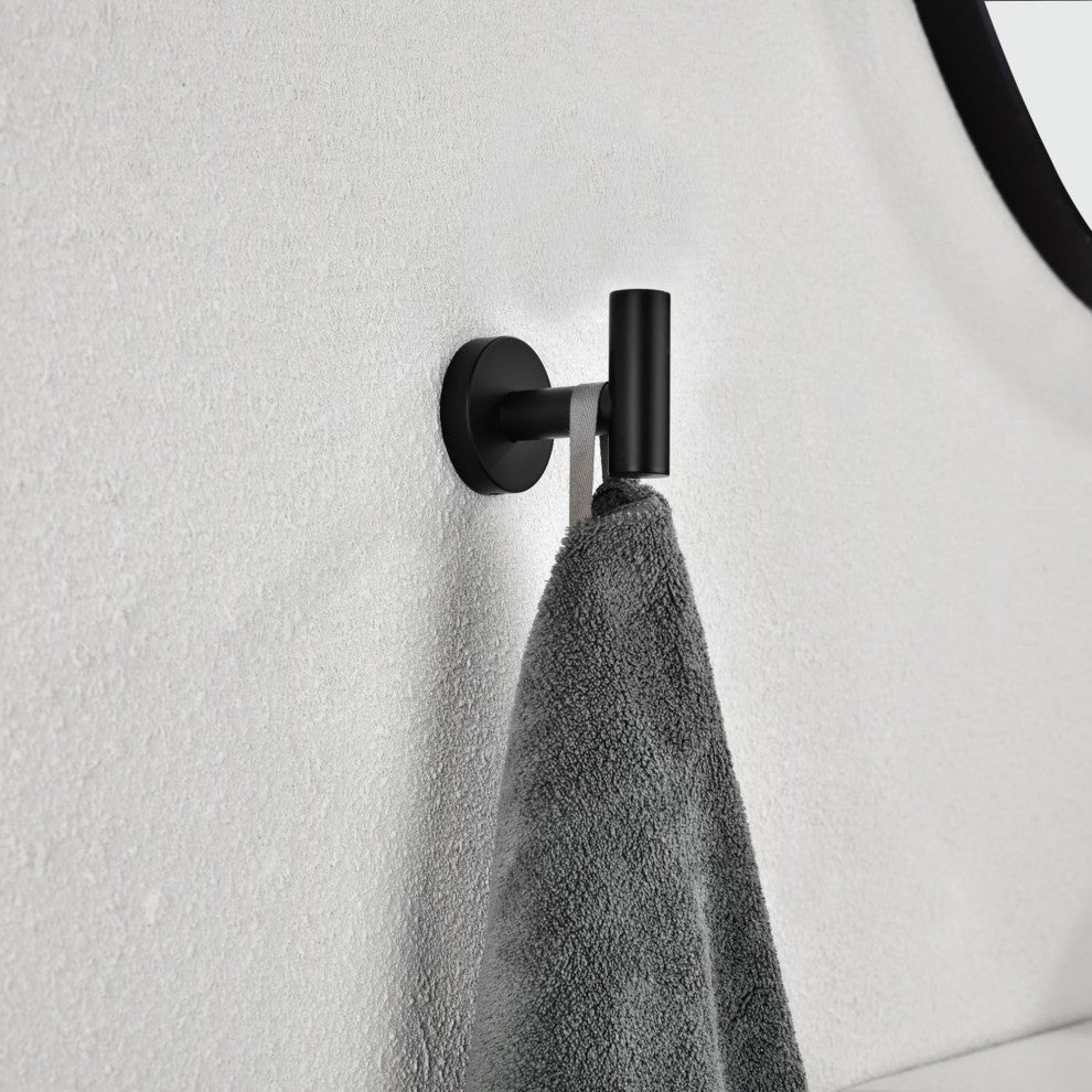 6-Piece Wall Mounted Towel Hook with Two Installation