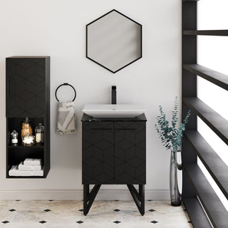 Annecy 39" Vanity Mirror, Phantom Black