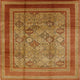 Ahgly Company Indoor Square Mid-Century Modern Area Rugs, 5' Square