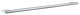 Air Single Towel Rail Chrome