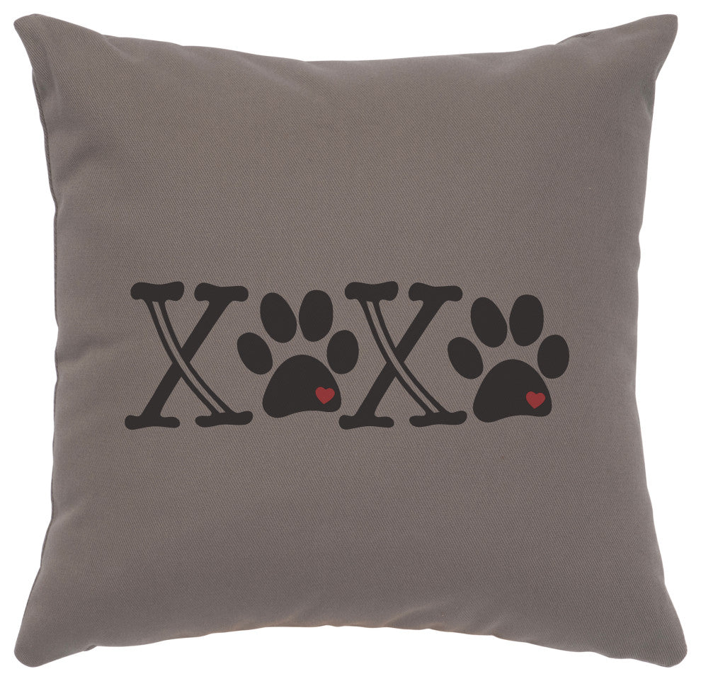 Image Pillow 16x16 XOXO Cotton Chrome