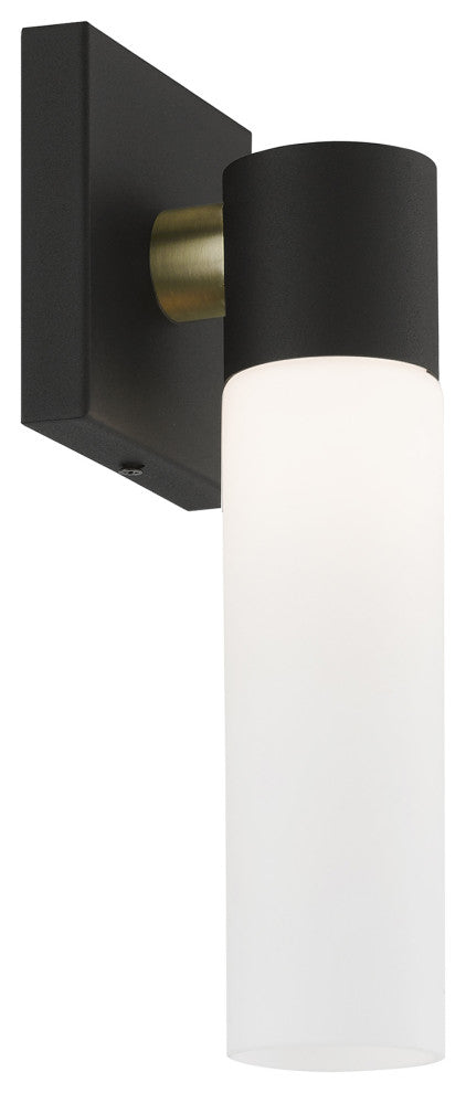 Livex Lighting Textured Black ADA Single Sconce