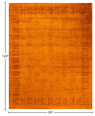 Vibrance, One-of-a-Kind Hand-Knotted Area Rug Gold, 8'3"x10'4"
