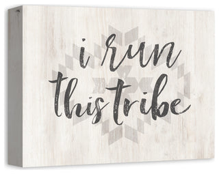 I Run This Tribe 14x11 Canvas Wall Art