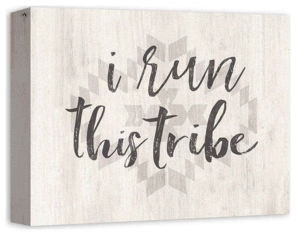 I Run This Tribe 14x11 Canvas Wall Art