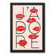 J'adore 12x18 Black Framed Canvas