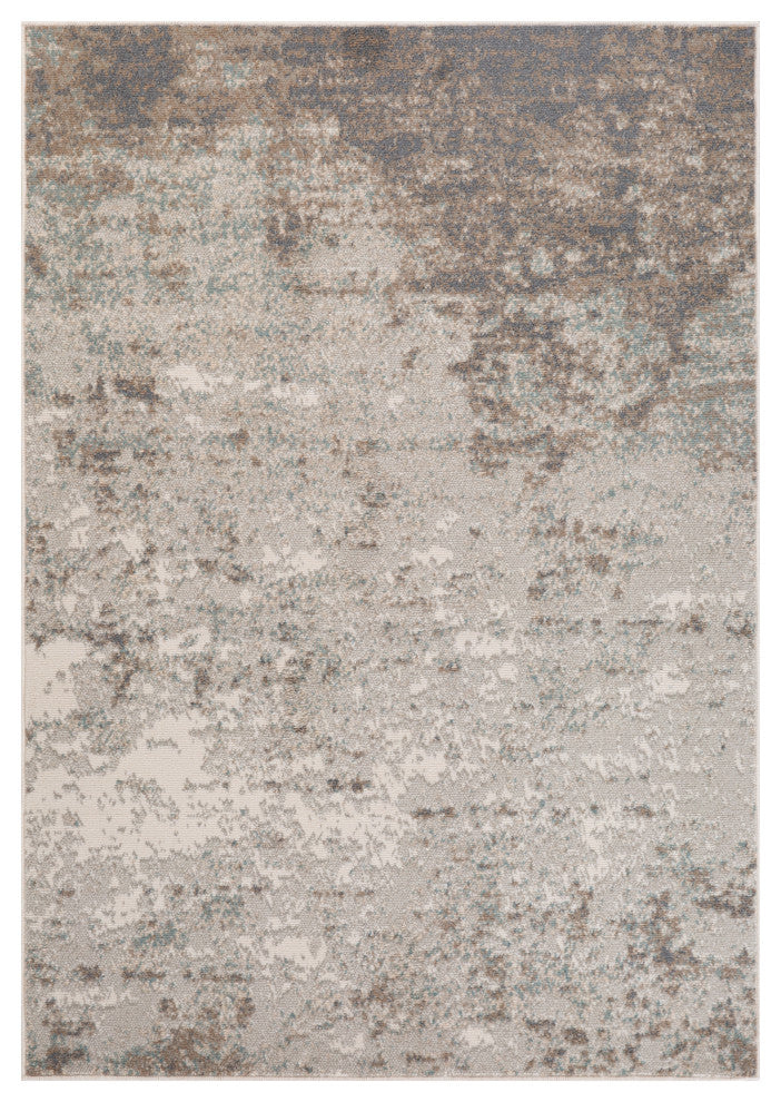 Alpine Amira Area Rug, Gray, 5'3" x 7'6", Abstract