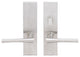 Champagne Lever, Tubular Passage With Privacy Bolt, RH, Satin Stainless Steel