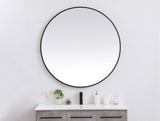 Modern Black Led Mirror