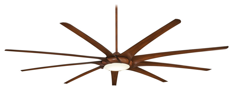 Minka Aire Ninety-Nine 99" Ceiling Fan, Distressed Koa
