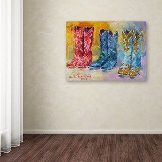 Richard Wallich 'Cowboy Boots' Canvas Art, 32 x 24
