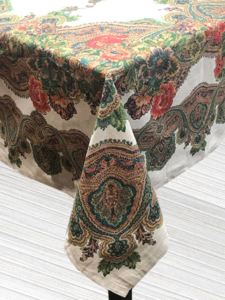 Cashmere Cotton and Linen Tablecloth, 60"x102"