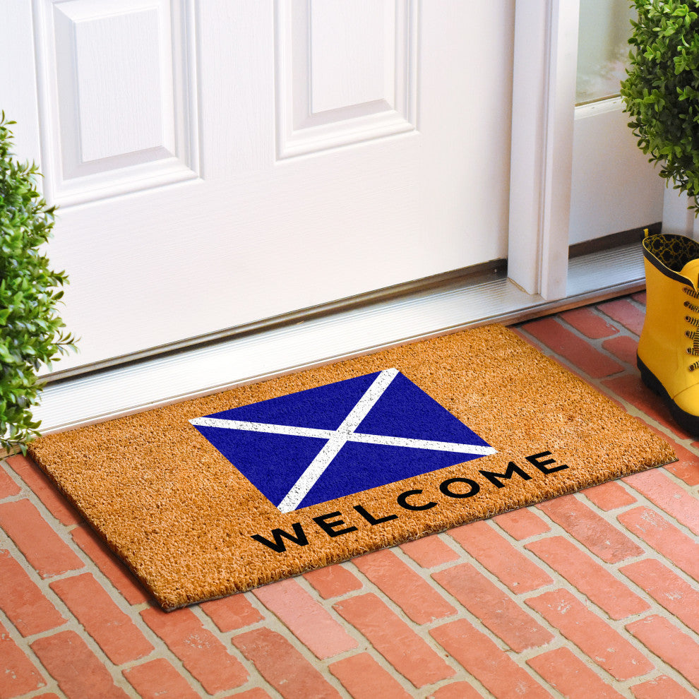Calloway Mills Nautical Personalized Doormat Doormat, Letter M